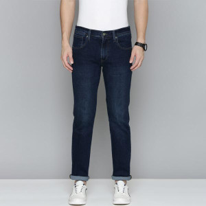 Men Slim Fit Light Fade Stretchable Jeans