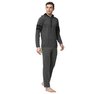 Track Suit For Men With Hodded Full Sleeve T-Shirt and Track Pant